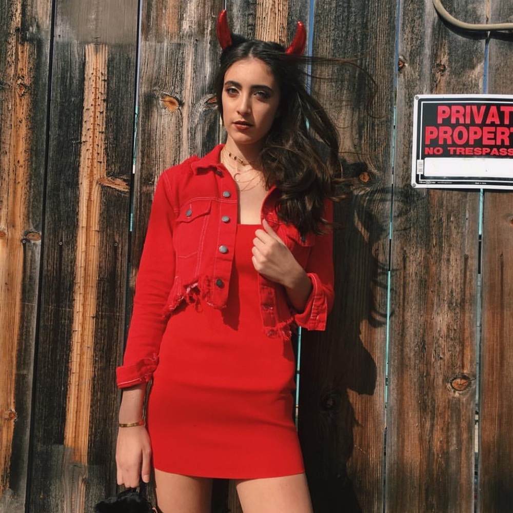 LF bandage Bodycon red dress sz XS